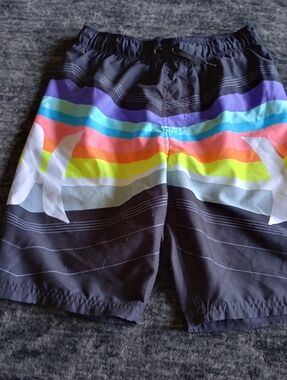 Hurley Swimming Trunks Colorful Design (SIZE Large) (Ages 12-13 YRS)